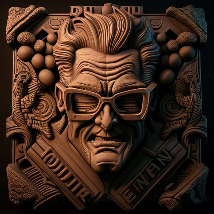 3D model Duke Nukem 3D Atomic Edition game (STL)